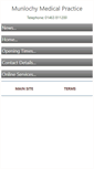 Mobile Screenshot of munlochydoctors.co.uk